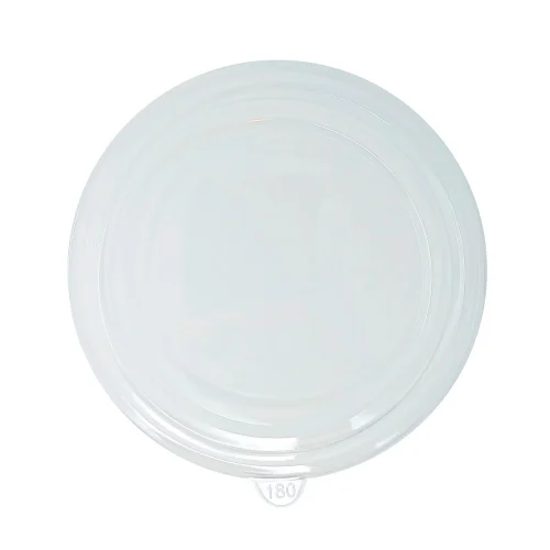 Disposable plastic lids for 1300-1500ml Kraft bowls, ensuring spill-free convenience and freshness preservation