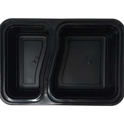 Disposable meal prep containers 33oz in black