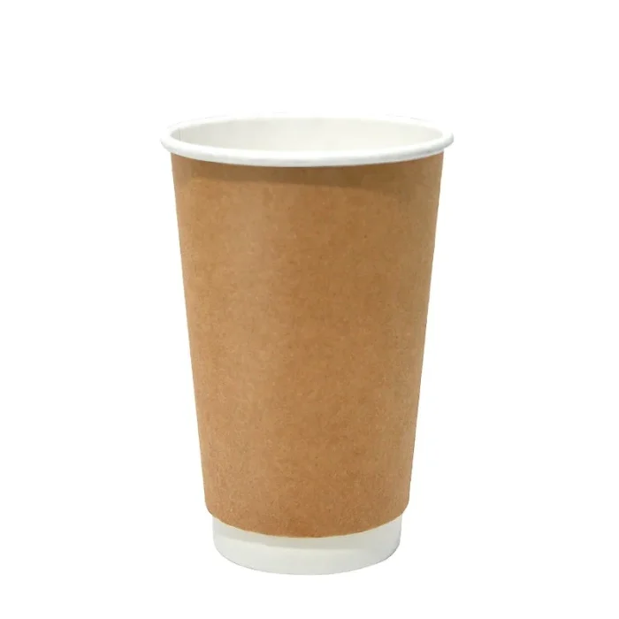 Brown double-wall 4oz coffee cup for hot beverages, available online