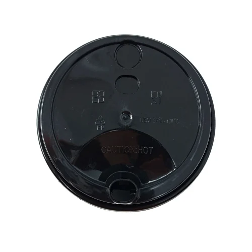 90mm black lid with stopper for 360ml, 500ml and 700ml milk tea cups