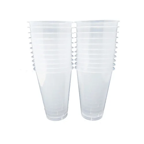 700ml plastic clear cups for bubble tea, milk tea, smoothies and more