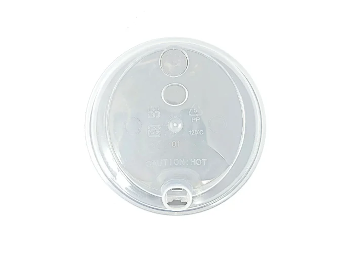 A 95mm clear lid featuring built-in stoppers for secure closure