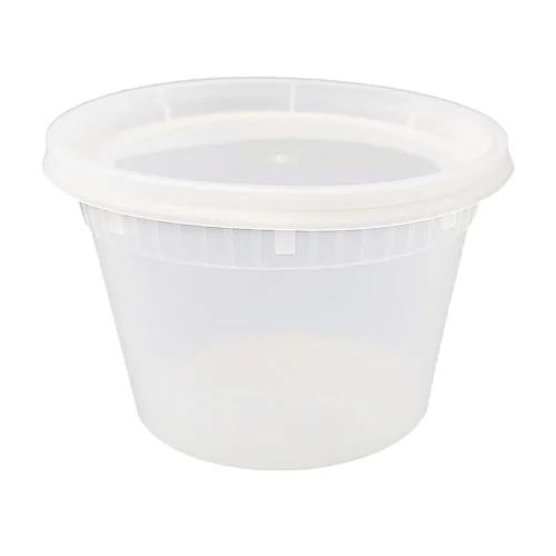 16oz deli container with airtight lids for food storage