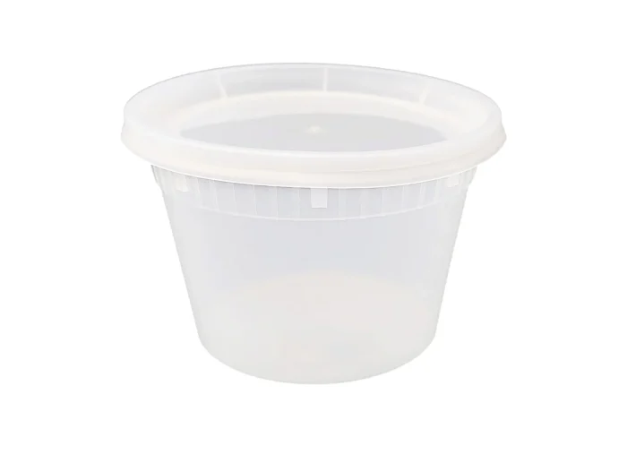16oz deli container with airtight lids for food storage