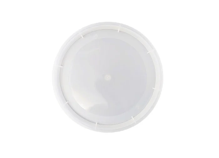 Deli plastic container with clear lid for food packaging
