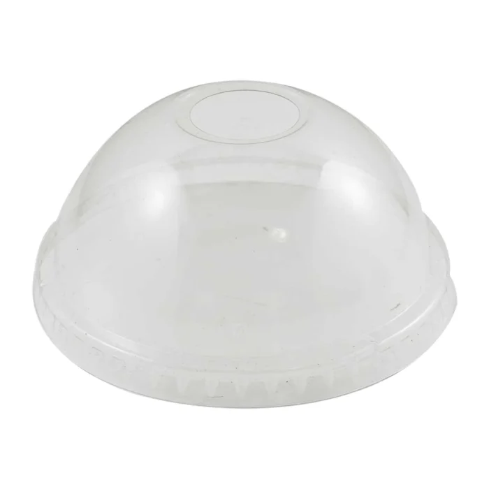 High-quality plastic dome lids for cups, perfect for keeping beverages secure on the go