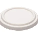 Compostable Lids for 4oz Cups - These eco-friendly lids fit perfectly on 4oz compostable portion cups, ensuring a secure seal for sauces, dressings, and small servings. Made from sustainable materials, they complement your green food service solutions.