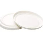 Compostable Lids for 4oz Cups - These eco-friendly lids fit perfectly on 4oz compostable portion cups, ensuring a secure seal for sauces, dressings, and small servings. Made from sustainable materials, they complement your green food service solutions.