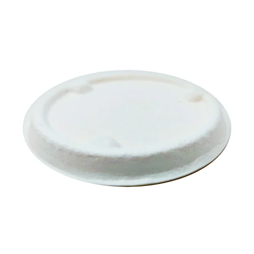 Compostable lid with leak free and rigid construction
