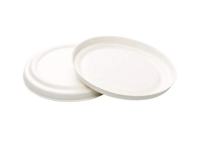 White compostable lids bulk pack suitable for 500ml bowls