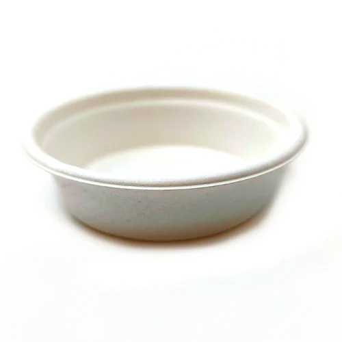 White compostable portion cups 1oz for small servings