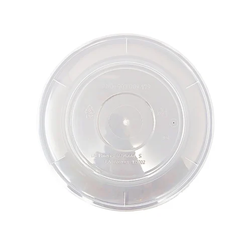 Hard plastic lids for 1500ml soup bowls with vent hole