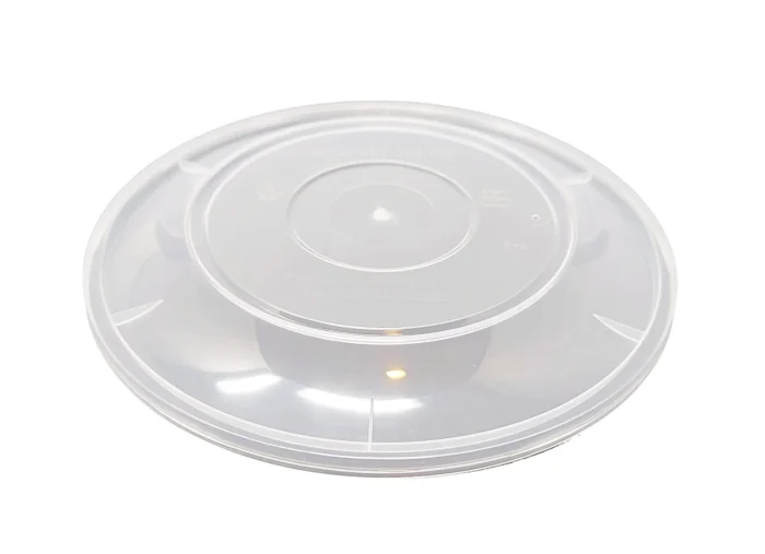 Clear plastic lids pack of 300 for round 1500ml soup bowls
