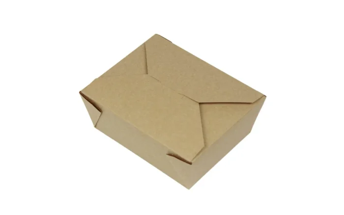 High quality Kraft paper food containers 46oz - 300pcs