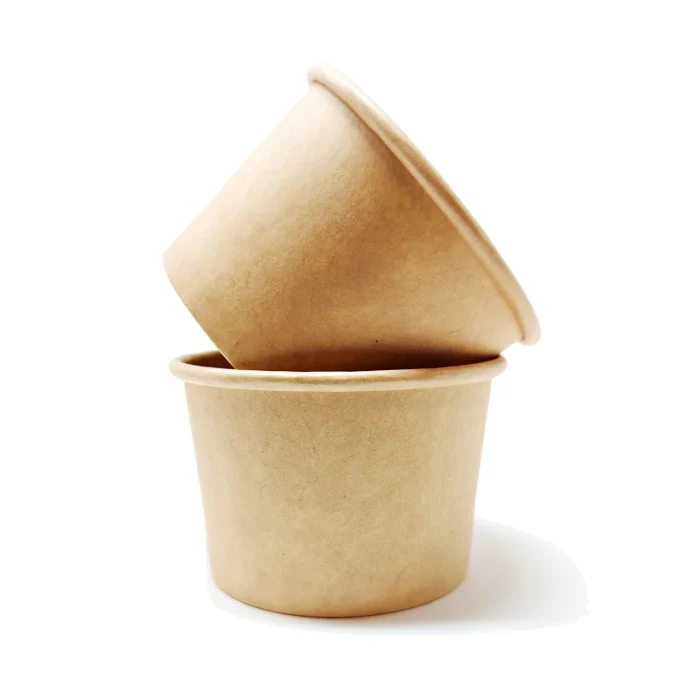 Kraft portion cups 1oz made of Kraft paper and is 100% recyclable