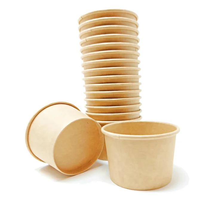 Kraft paper portion cups 2oz - 1000pcs