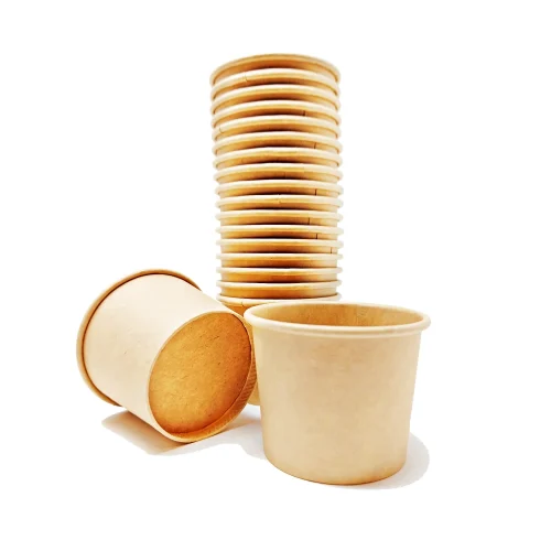 3oz Kraft paper portion cups for portion control and sampling