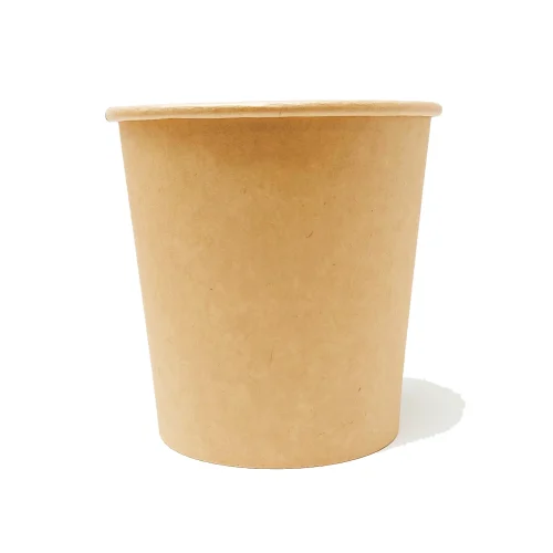 16oz Kraft soup bowls, ideal for eco-friendly serving and takeaway convenience