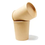 16oz Kraft soup bowls with a sturdy, eco-friendly design. Perfect for serving soups, stews, and sauces, combining durability with sustainability.