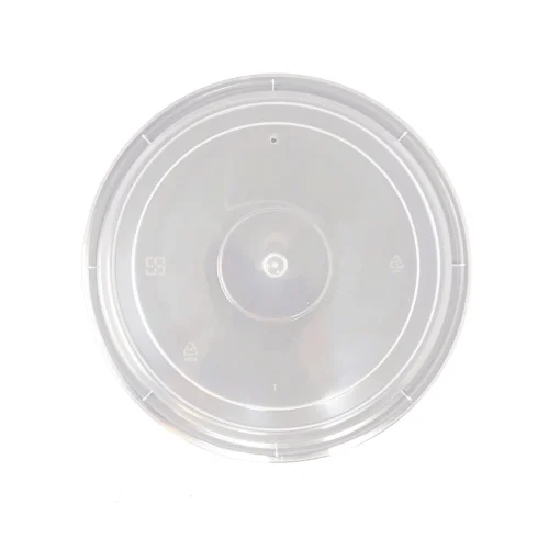 Hard plastic lids for 1200ml round containers with vent hole
