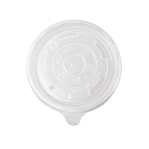 Plastic soup bowl lids D95 for 250ml plastic bowls