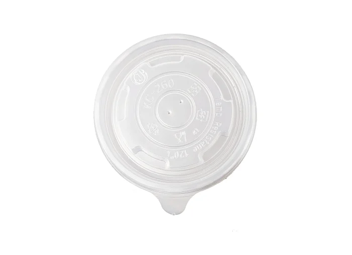 Plastic soup bowl lids D95 for 250ml plastic bowls