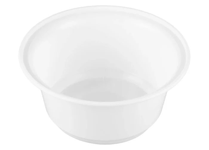 Pack of 300pcs of plastic soup bowls with a capacity of 1100ml each