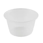 Portion Cups - 4oz. Perfect for sauces, dressings, and small servings, these sturdy cups offer reliable, convenient storage for take-out and catering needs.