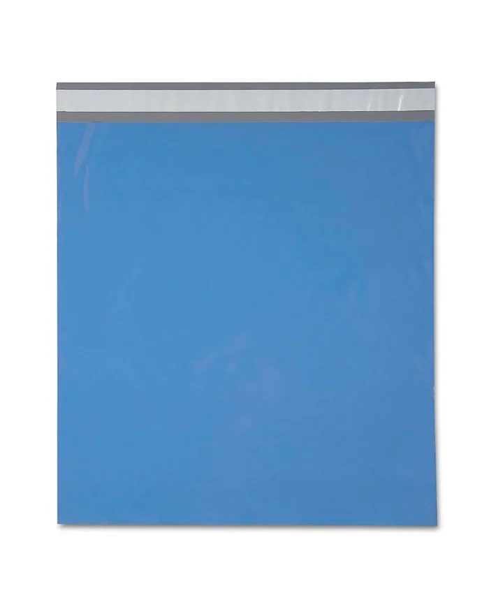 Shipping poly mailer envelope with self sealing closure