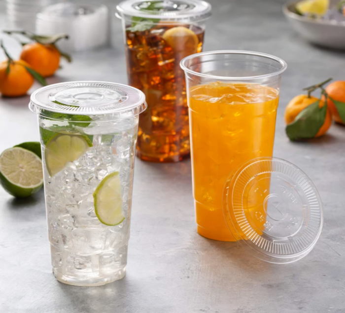 32oz clear plastic cups for cold beverages