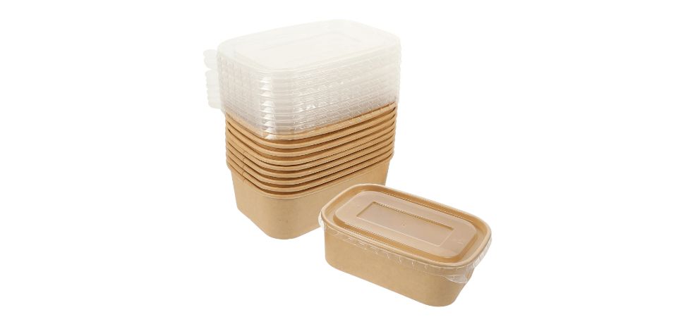 Deli containers are usually made from specific materials to enhance durability and resistance to high temperatures. 