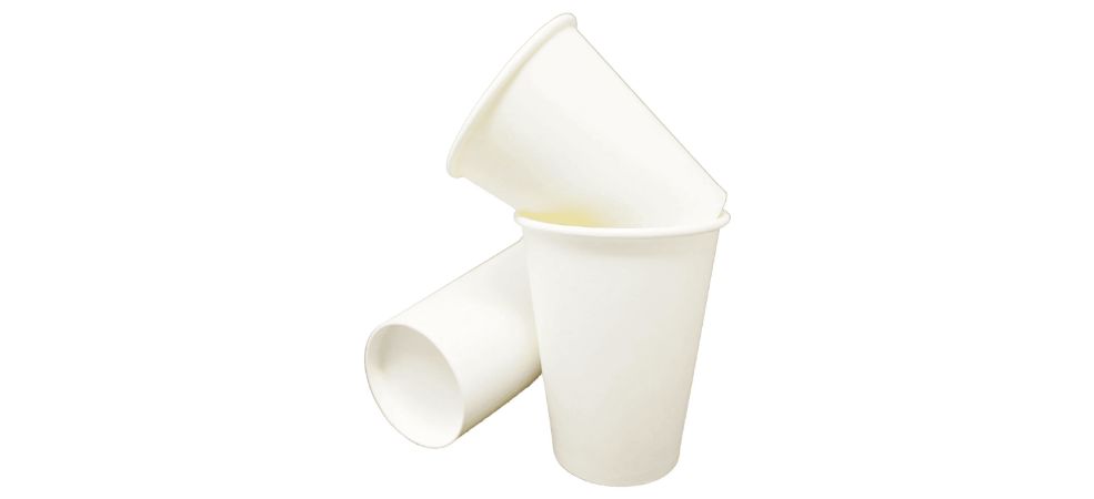 Recyclable ecological cups are made from materials that can be processed and reused to produce new products.