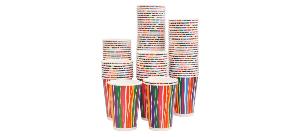 Paper cups are made from compostable paperboard coated with biobased plastic such as Polylactic Acid ( PLA). 