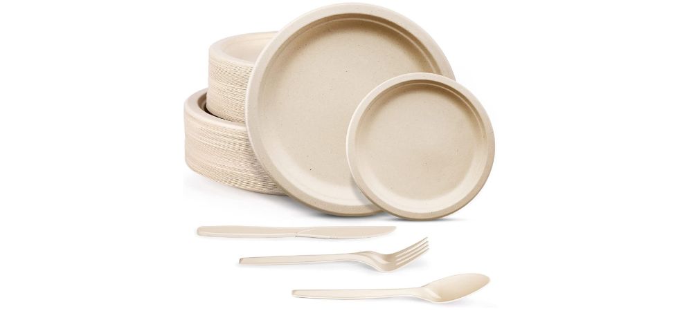 Compostable plates are disposable food containers that break down fast into soil under special composting conditions. 