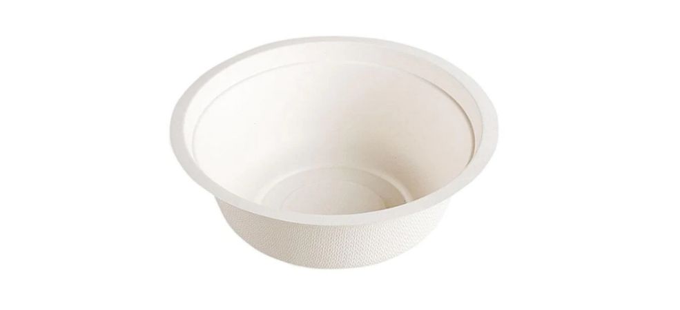 Our compostable bowls and plates are made from sugarcane fibre which is 100% compostable. 