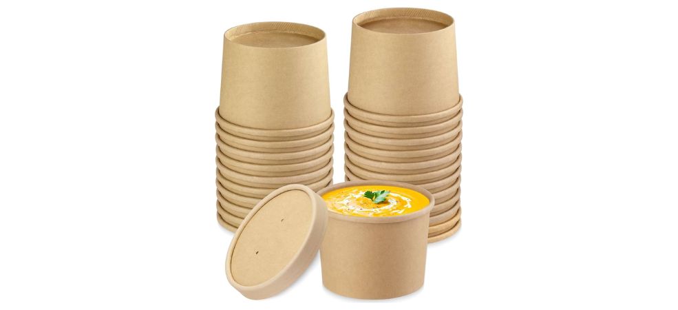 High-quality soup containers will help prevent leaks and spills and enhance the general presentation of the food. 