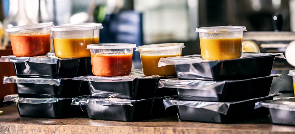 We offer this easy solution: buy carryout containers in bulk. Stock up on your must-grab packaging supplies to stay organized, reduce costs, and keep service consistent.